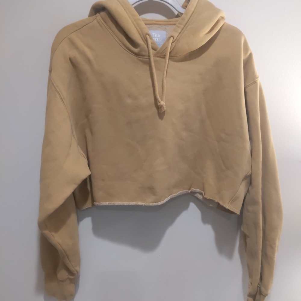 TNA Cozy AF Crooped Hoodie sz 2
